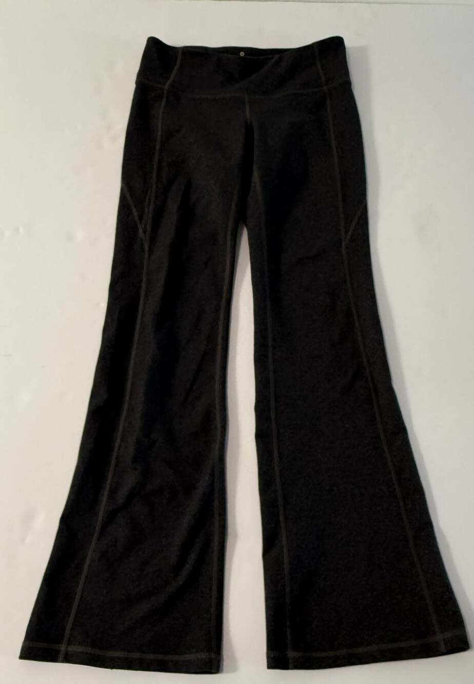 Athleta Stellar Flare Yoga Pants Charcoal Gray Small Petite Size S
